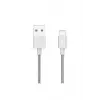 Apple Lightning Usb Şarj Kablosu 2.4A Gri