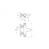 AquaHeat A47159 SS3 Banyo Bataryası, Krom