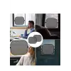 Araba Arka Yan Cam Vantuzlu Güneşlik Perde, Sağ ve Sol