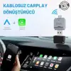 Araç İçi Kablosuz Android Auto ve CarPlay Adaptörü (Emt-004)