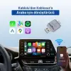 Araç İçi Kablosuz Android Auto ve CarPlay Adaptörü (Emt-004)