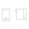 Arkitekta A44054 Paslanmaz Çöp Kovası, 3 L
