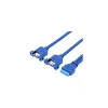 Ars 19 Pin USB 3.0 Dişi - 2x USB 3.0 Dişi Panel Tipi Kablo