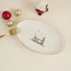 Aryıldız New Year Feast Kayık Tabak 20 cm