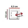 Asfora Antrasit Tekli Çerçeve EPH5800171