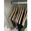 Askıcı Lüks Cilalı Ahşap Askı 12 Adet