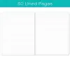 Assorted Pattern Field Memo Notebooks; 8x10 in Lined Office Notepads for Nurses, Teachers, and Students, Small and Easy to Carry Pocketbook, Quick Note Taking, 5 Pack