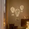 Asu Led Işıklı Balon Dekor 60 cm Altın