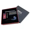 Atomic German 9mm Başlangıç Pipo Seti Smooth Siyah Boxin