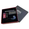 Atomic German 9mm Başlangıç Pipo Seti Smooth Siyah Boxin