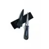 Attack Dalış Bıçağı; Kakıçlı, 11 cm, Siyah, 304SS Çelik