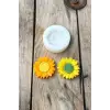 Ayçiçeği Tekli Silikon Mum Kalıbı, 1 Adet
