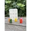 Ayıcık Jelibon Dokuzlu Mum Kalıbı (Silikon)