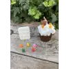 Ayıcık Jelibon Dokuzlu Mum Kalıbı (Silikon)