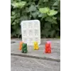 Ayıcık Jelibon Dokuzlu Mum Kalıbı (Silikon)