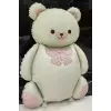 Ayıcık Teddy Folyo Balon Pembe Papyonlu