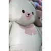Ayıcık Teddy Folyo Balon Pembe Papyonlu