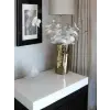 aynalı cam vazo gold