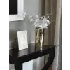 aynalı cam vazo gold