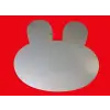Aynalı Duvar Süsü (sticker) Tavşan Şekilli