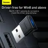 BA04 Mini Bluetooth Adaptör USB Alıcı Bluetooth 5.0 Siyah