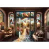 Bahara Açılan Kapı 500 Parça Puzzle