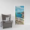 Balkon Deniz Desenli Kapı Giydirme Sticker Folyosu