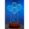 Balon Tasarımlı 3D Görünümlü LED Lamba