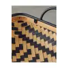 Bambu Dekoratif Tepsi, Natural-Siyah