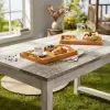 Bambu Dikdörtgen Sunum Tepsi 33x22x5 cm, Sofra Tepsisi, Çay Tesisi, Bambu Daire Tepsi