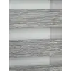 Bambu Kumaş Stor Zebra Perde, Sert Plastik Kasalı, 150x200, Gri