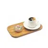Bambu Lüks Dikdörtgen Servis 25 * 14 cm Sunum Tabağı