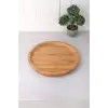 Bambu Lüx Yuvarlak Servis ve Sunum Tabağı 20 * 20 cm