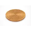 Bambu Oluklu Peynir Sunum Tahtası,28 cm,Lüx Bambu Sunum Tabağı,Velor Home.