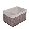 Bambu Saklama Organizeri, Derin Boy, Gri, 32x23x17 cm