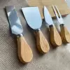 Bambu Saplı Peynir Bıçağı Seti, 4 Parça
