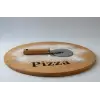 Bambu Saplı Pizza Dilimleyici, Velor Home.