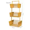 Bambu Sebzelik, Bambu Raflı Organizer 32 x 28