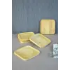 Bambu Serisi 10 cm Genişlikte Kare 6lı Çay Bardağı Altlığı