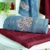 Bambu South Hamam Seti Bordo 4lü Set