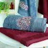 Bambu South Hamam Seti Bordo 4lü Set