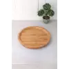 Bambu Sunum ve Çerez Tabağı, Yuvarlak 20 * 20 cm