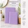 Bambu Takım, Saç ve Vücut Havlusu (Açık Mor)