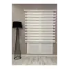 Bambu Zebra Stor Güneşlik Perde, 200 x 260, Beyaz