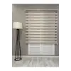Bambu Zebra Stor Güneşlik Perde, Bej, 130 x 260