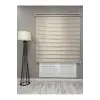 Bambu Zebra Stor Güneşlik Perde, Bej, 130 x 260