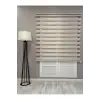 Bambu Zebra Stor Güneşlik Perde, Bej, 130 x 260
