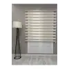 Bambu Zebra Stor Güneşlik Perde, Krem, 100 x 200