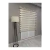Bambu Zebra Stor Güneşlik Perde, Krem, 100 x 200