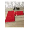Banyo Ayak Havlusu 2li(Kırmızı)